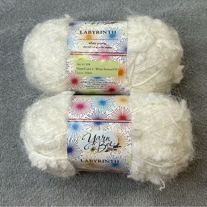 2 Yarn Bee Labyrinth Yarn white retreat